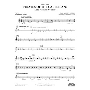 Music from Pirates of the Caribbean: Dead Men Tell No Tales - Pt.2 - Bb Clarinet/Bb Trumpet